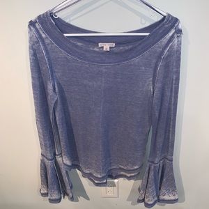 Melrose and market long bell sleeve top